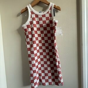 Old Navy Red and White Checkered Kids Dress